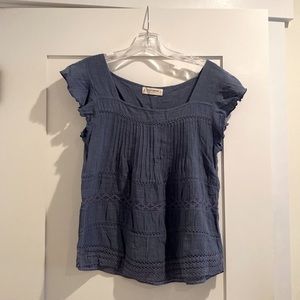 Lucky Brand peasant blouse.